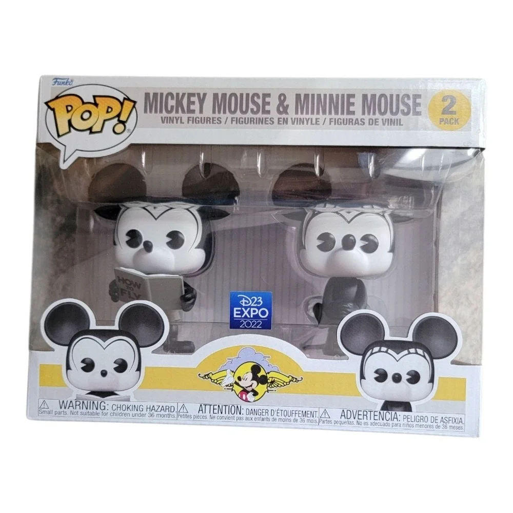 Funko Pop Disney‎ Mickey Mouse Minnie Mouse D23 Expo 2022 2 Pack Vinyl Figures